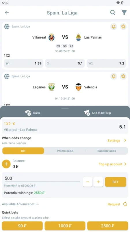 MelBet app football competition screenshot